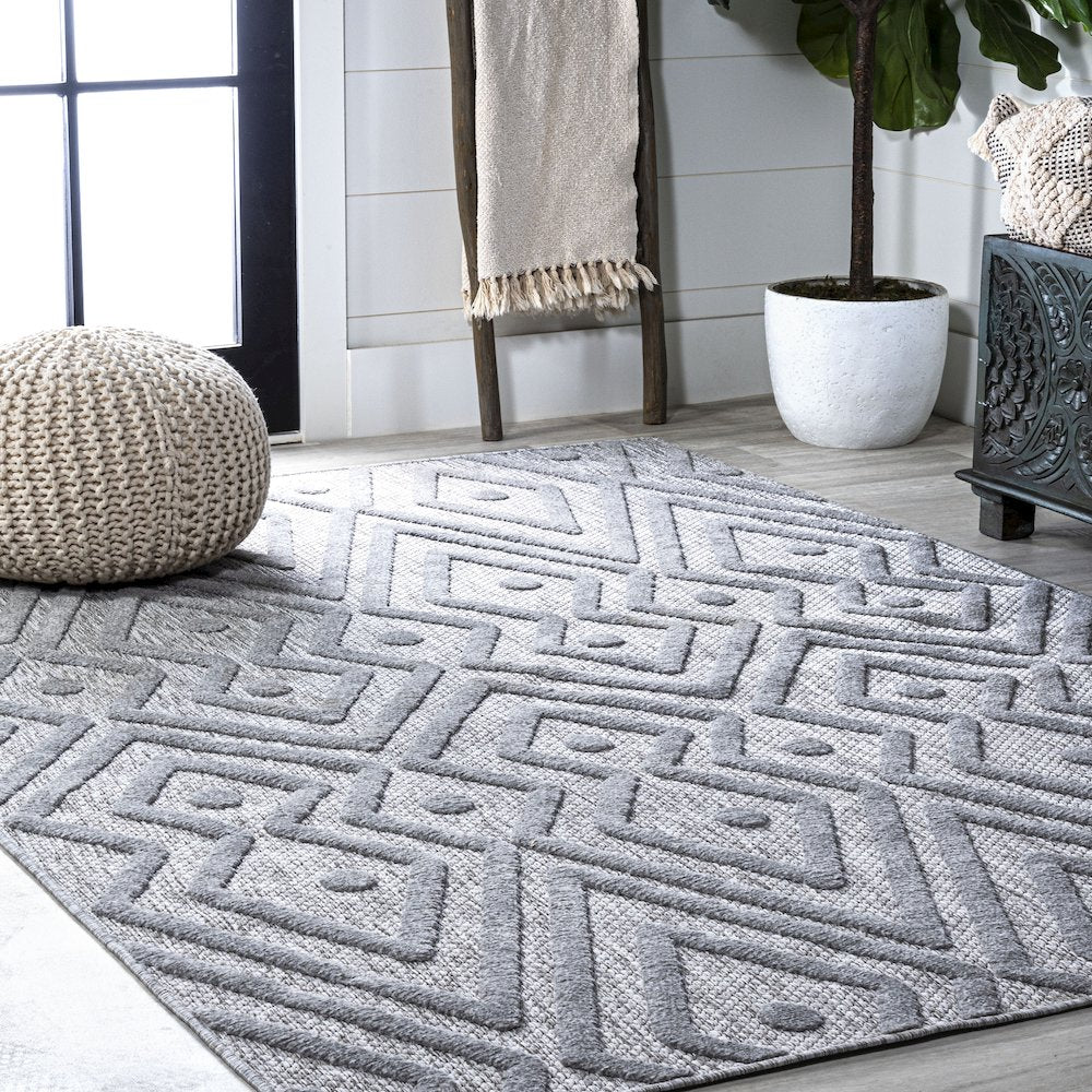 Balansat Moroccan Diamond Indoor/Outdoor Area Rug