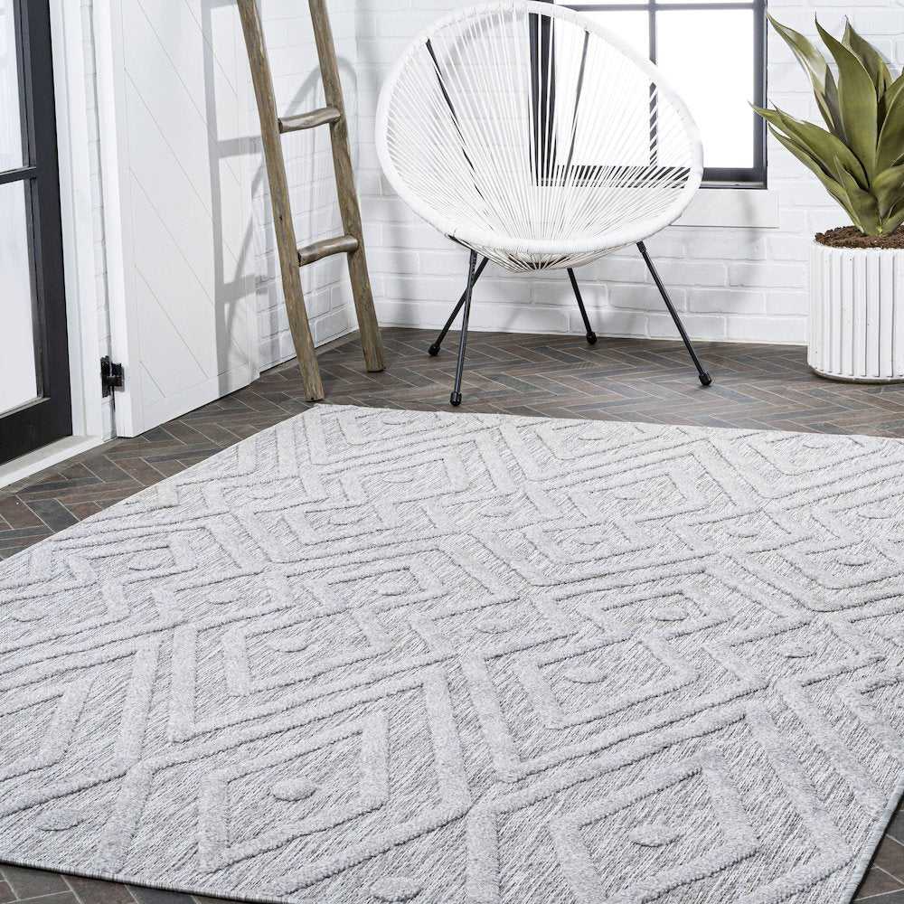 Balansat Moroccan Diamond Indoor/Outdoor Area Rug