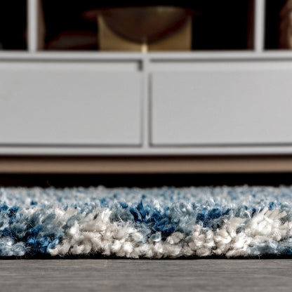 Susa Ogee Moroccan Trellis Shag Area Rug