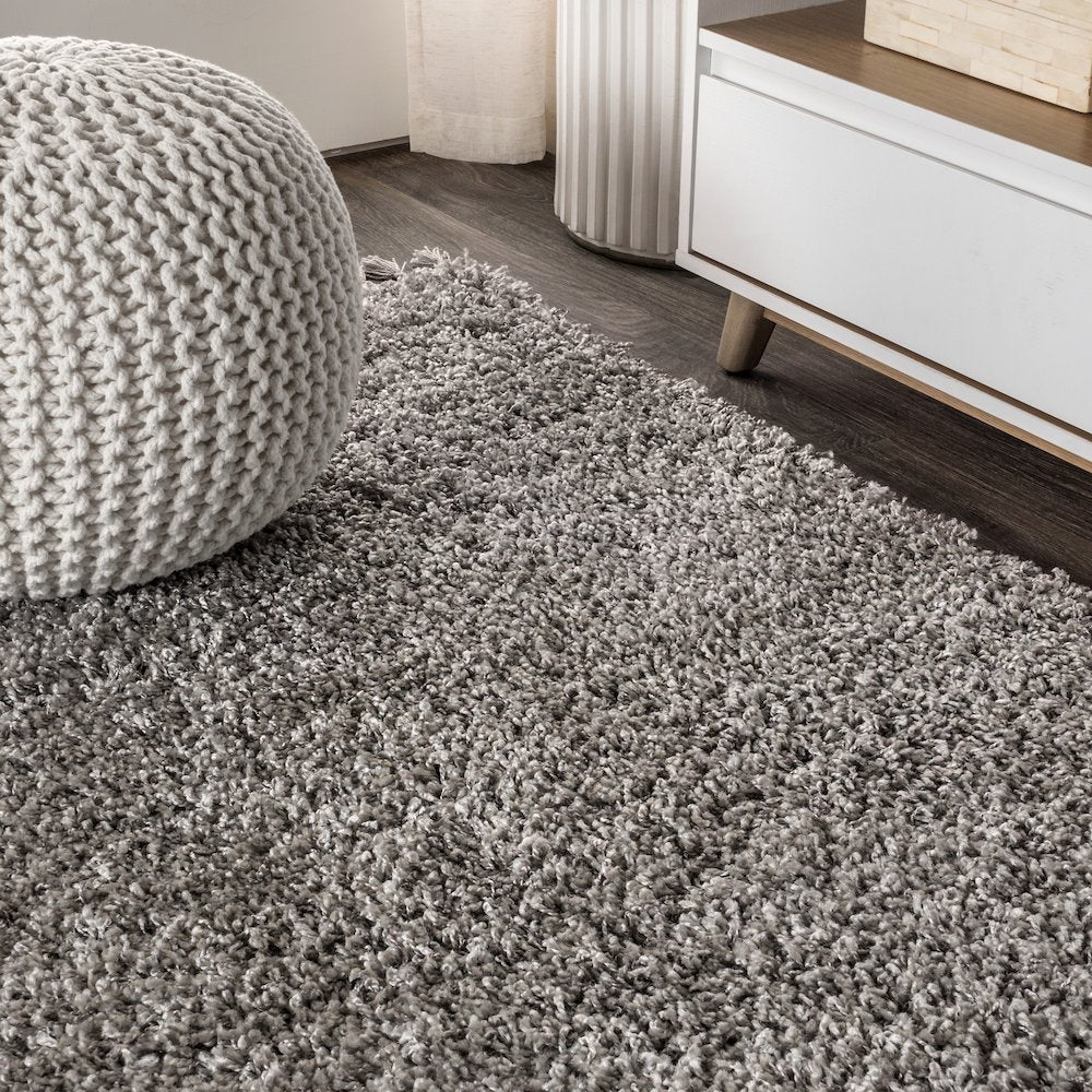 Mercer Shag Plush Tassel Area Rug