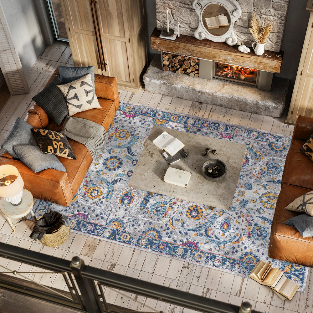 Izil Modern Persian Area Rug