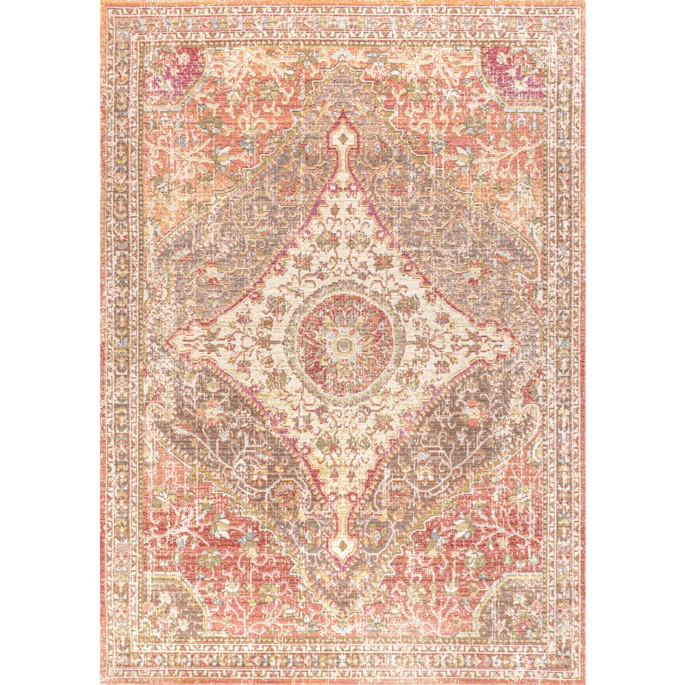 Petras Modern Ornate Medallion Area Rug