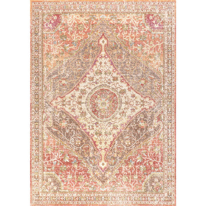 Petras Modern Ornate Medallion Area Rug