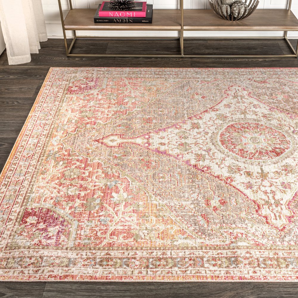 Petras Modern Ornate Medallion Area Rug