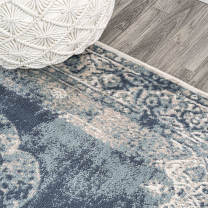 Kelly Rosalia Cottage Medallion Area Rug