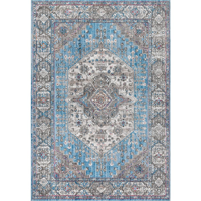 Kesan Vintage Medallion Area Rug