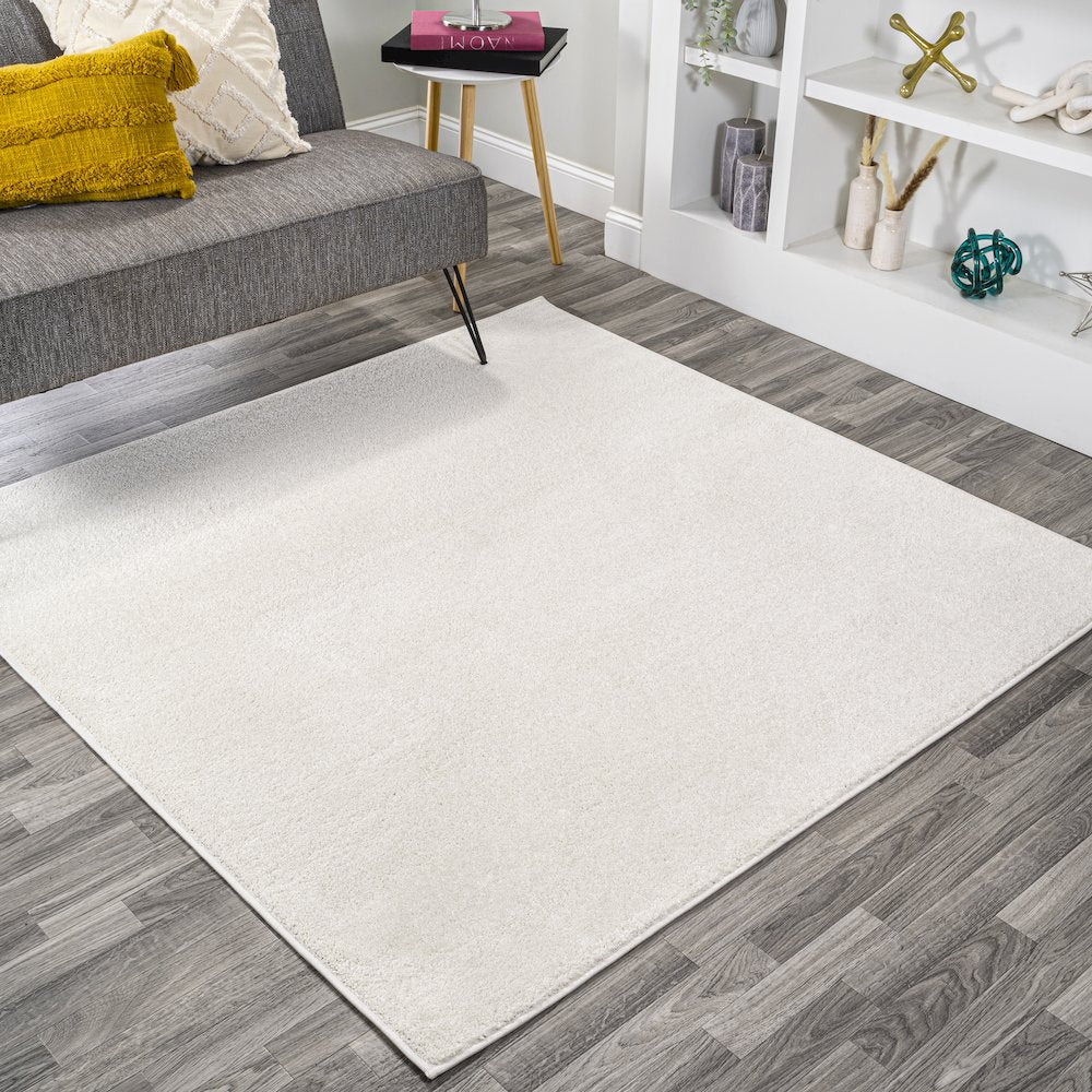 Haze Solid Low-Pile Area Rug
