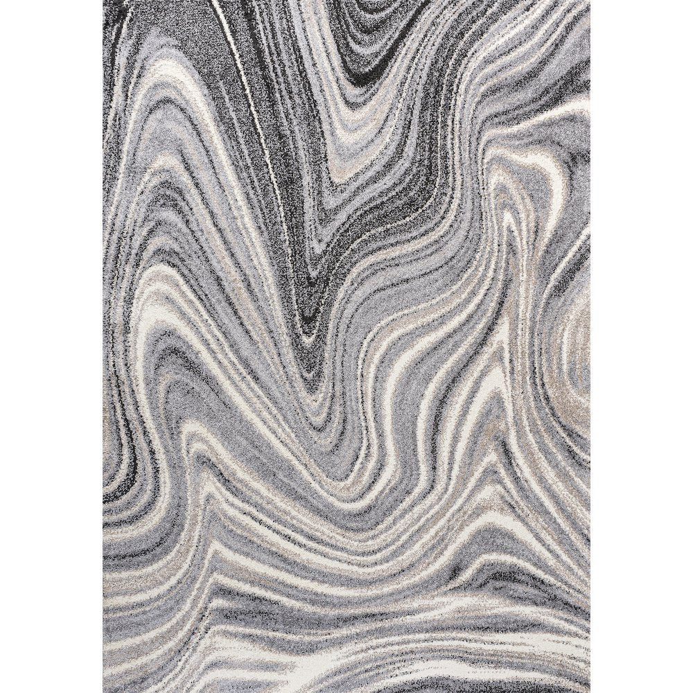 Eleni Contemporary Glam Abstract Marble Area Rug