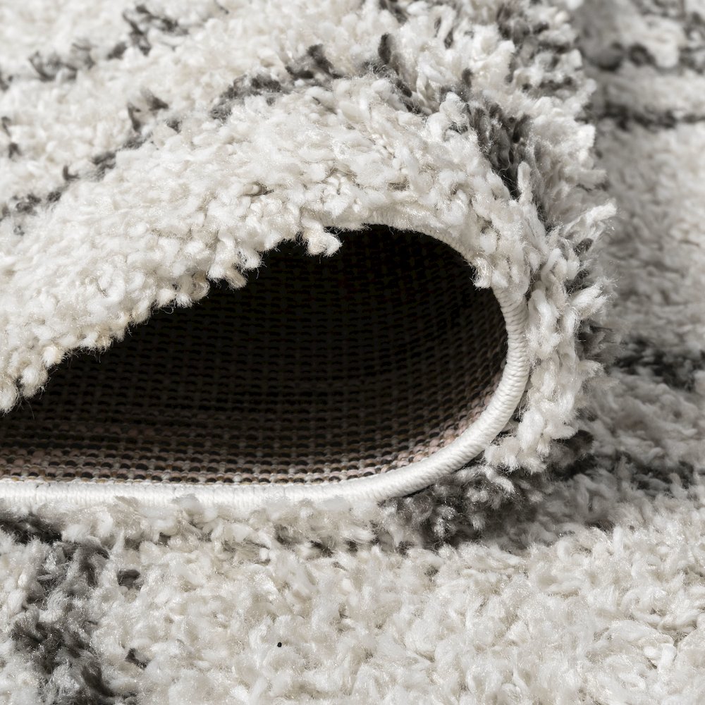 Soller Diamond Trellis Shag Area Rug