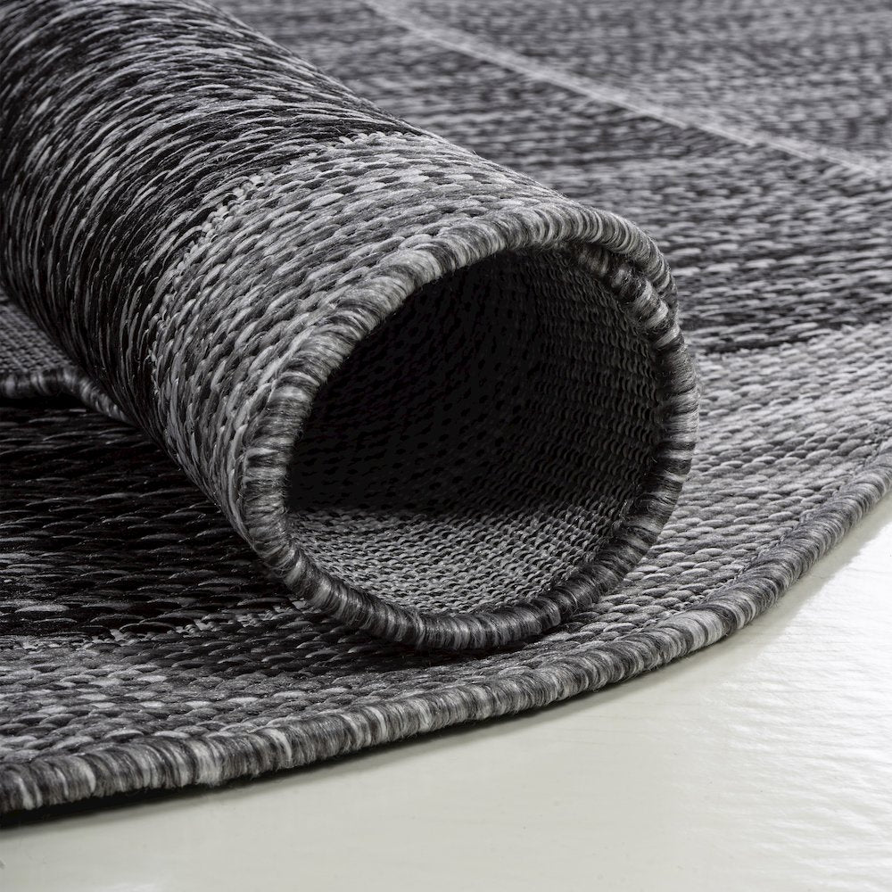 Jasper Modern Rustic AbstractIndoor/Outdoor Shaped  Rug