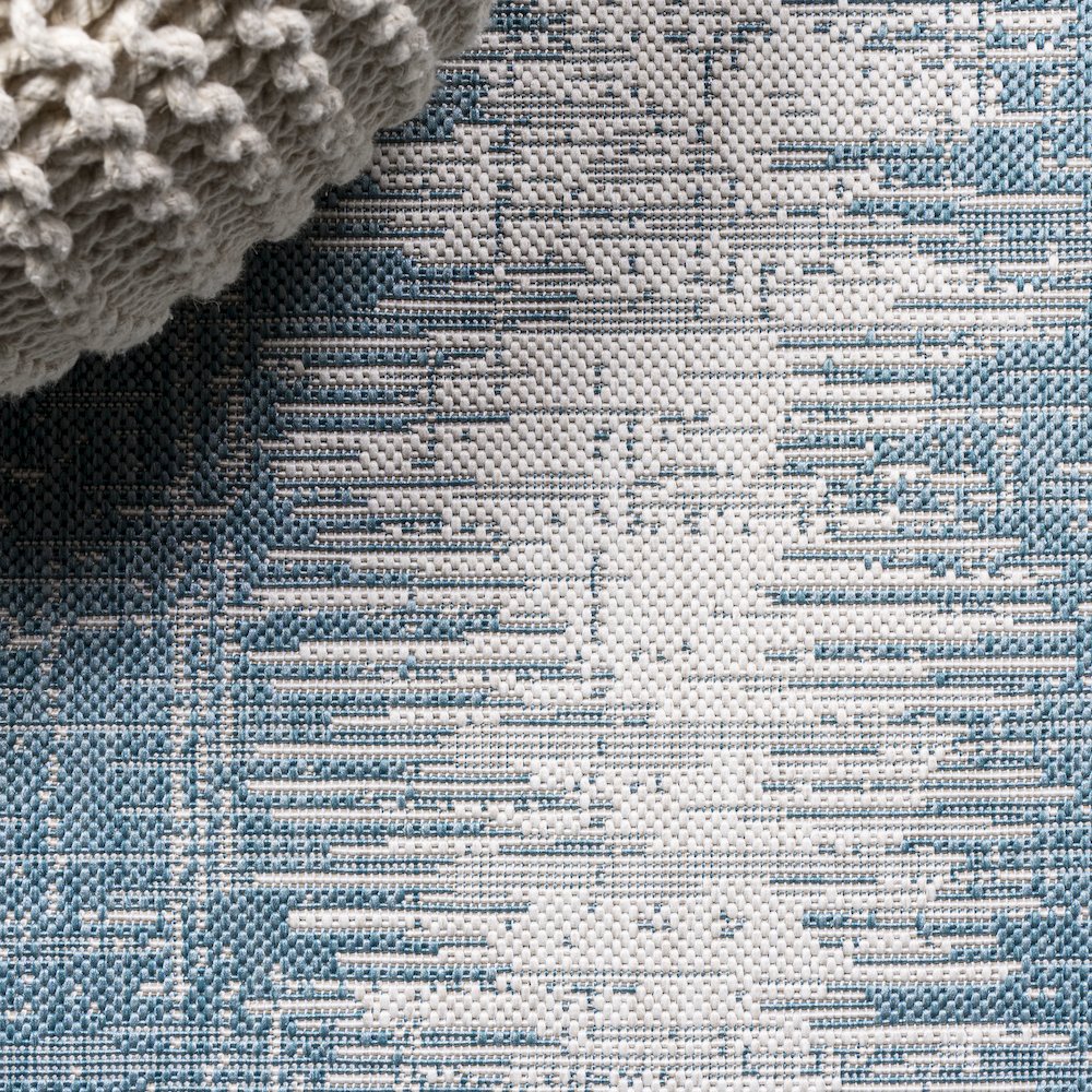 Scandi Minimalist Border Indoor/Outdoor Area Rug