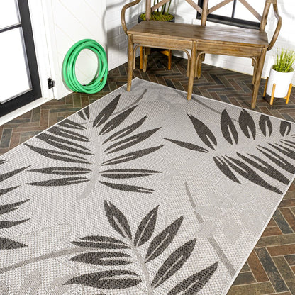 Havana Tropical Palm Leaf Indoor/Outdoor Area Rug