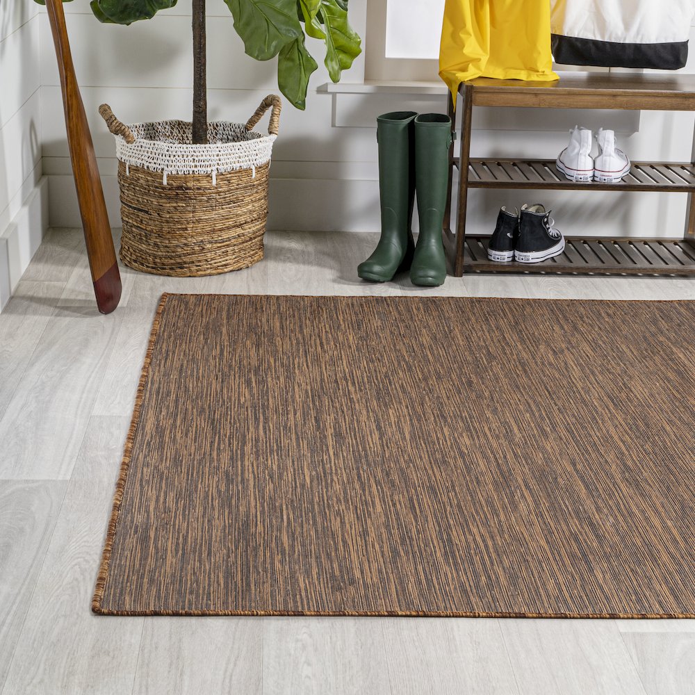Ethan Modern Flatweave Solid Area Rug