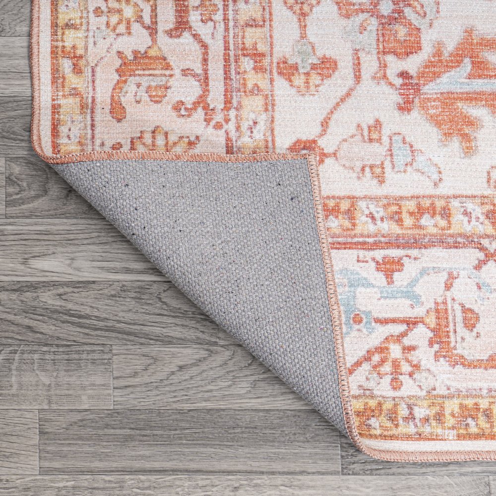 Asa Ornate Medallion Washable Indoor/Outdoor Area Rug