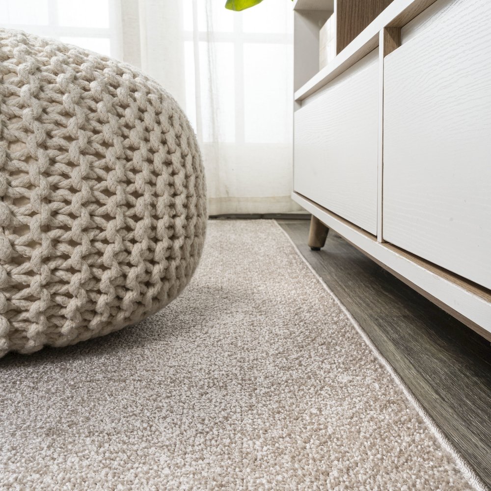 Haze Solid Low-Pile Area Rug