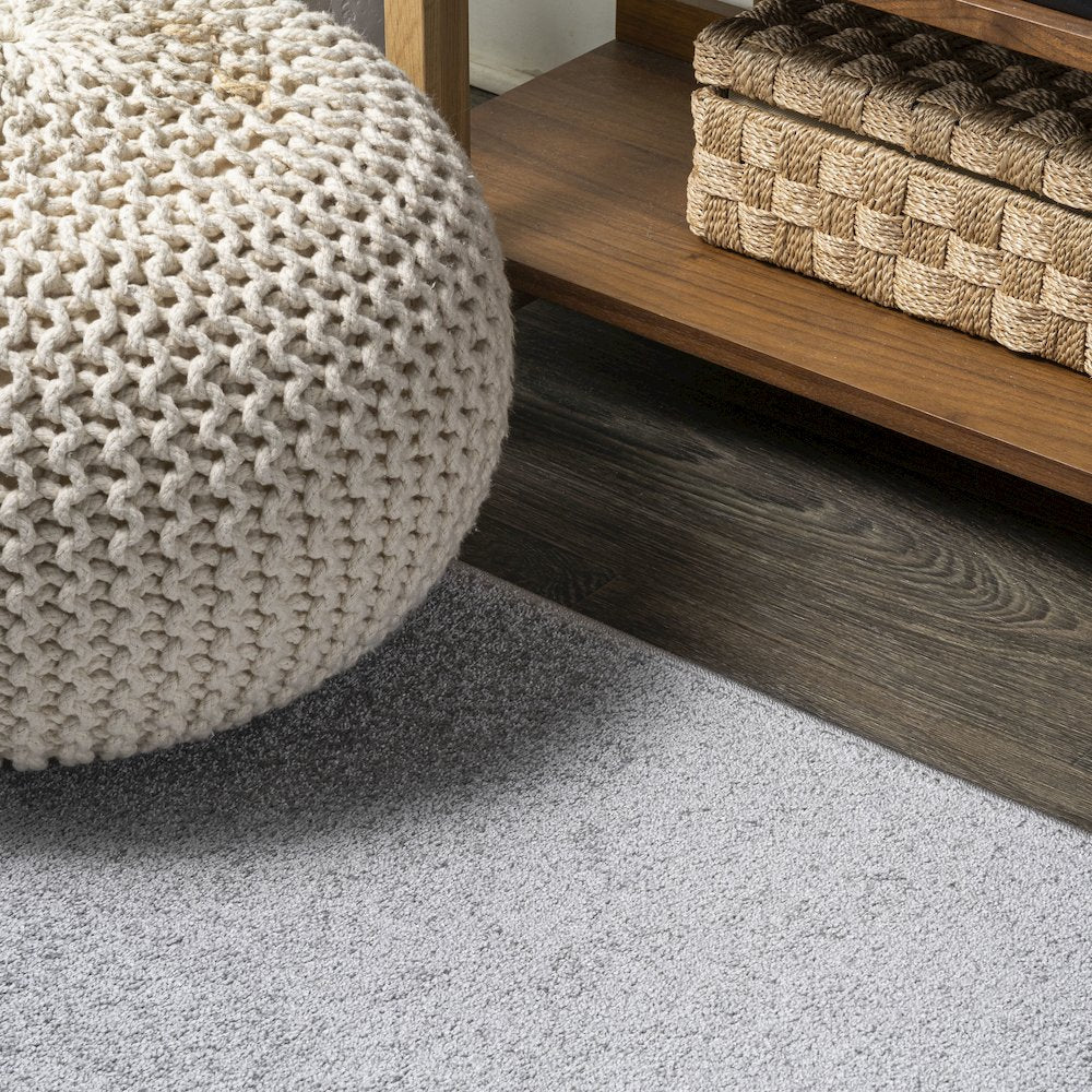 Haze Solid Low-Pile Area Rug