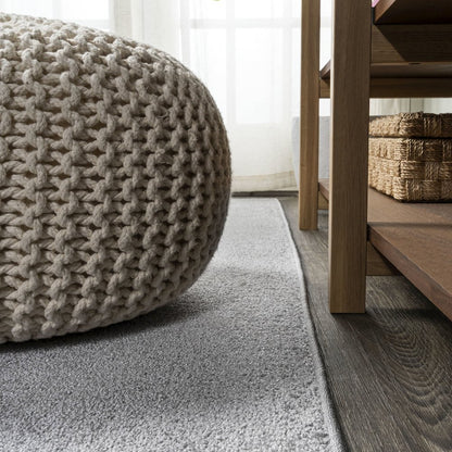 Haze Solid Low-Pile Area Rug