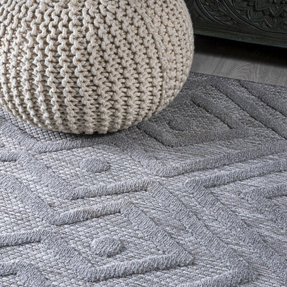 Balansat Moroccan Diamond Indoor/Outdoor Area Rug