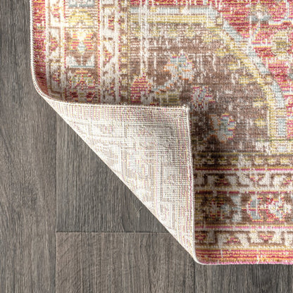 Petras Modern Ornate Medallion Area Rug