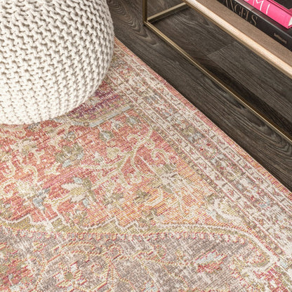 Petras Modern Ornate Medallion Area Rug