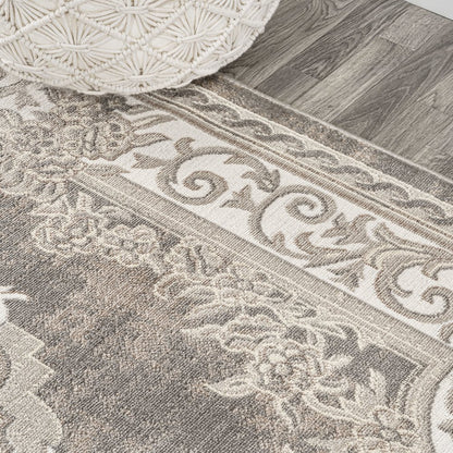 Rosalia Cottage Medallion Runner Rug