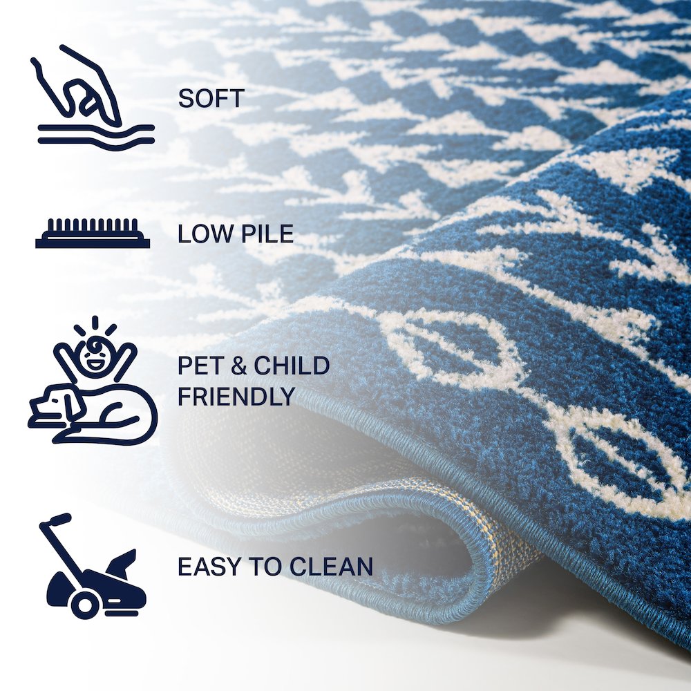 Ziri Moroccan Geometric Area Rug