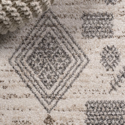 Bhalil Berber Diamond Geometric Area Rug