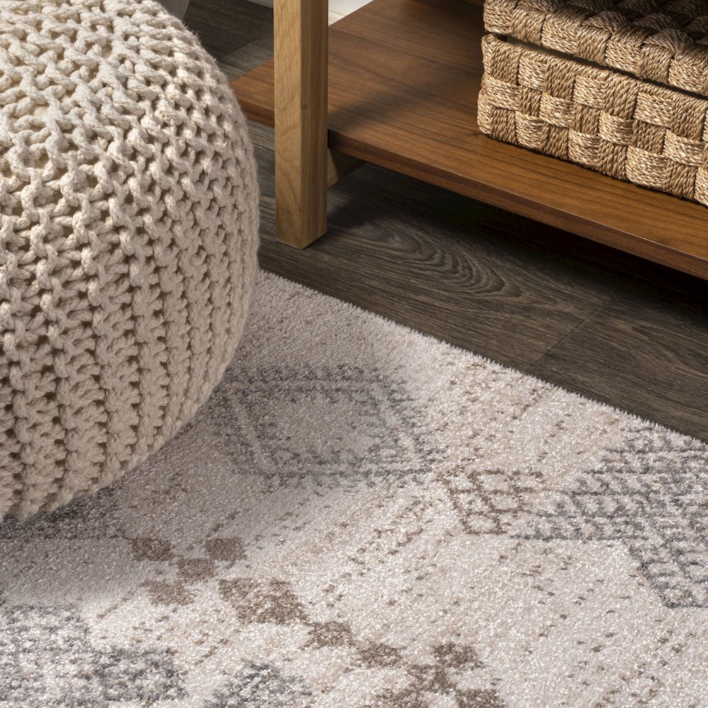 Bhalil Berber Diamond Geometric Area Rug