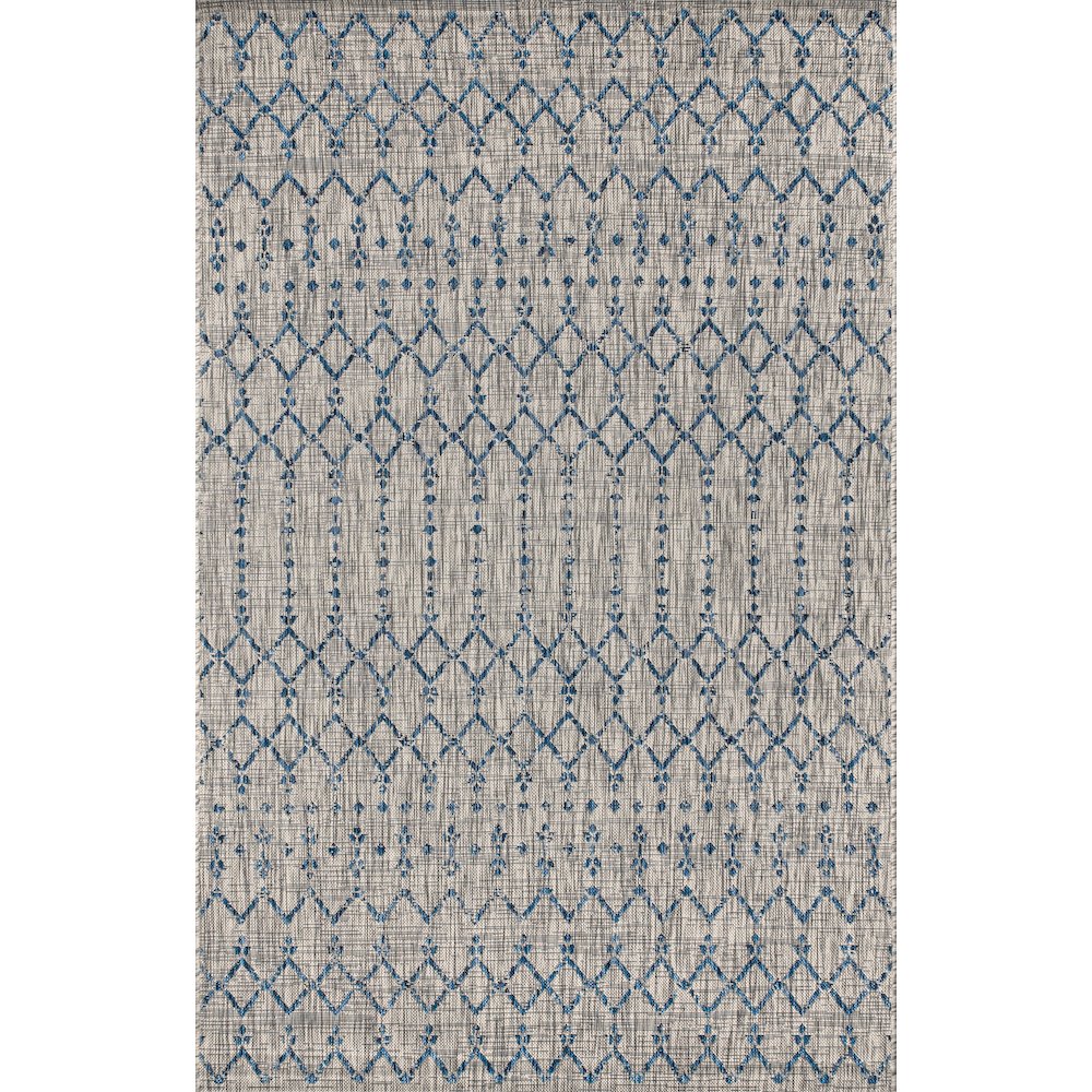 Ourika Moroccan Geometric Textured Weave Indoor/Outdoor Area Rug