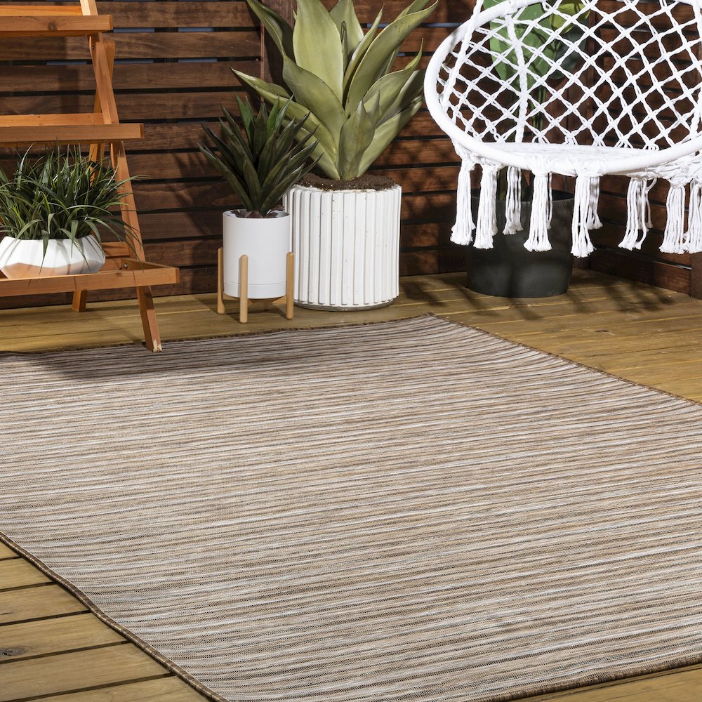 Finn Modern Farmhouse Pinstripe Area Rug