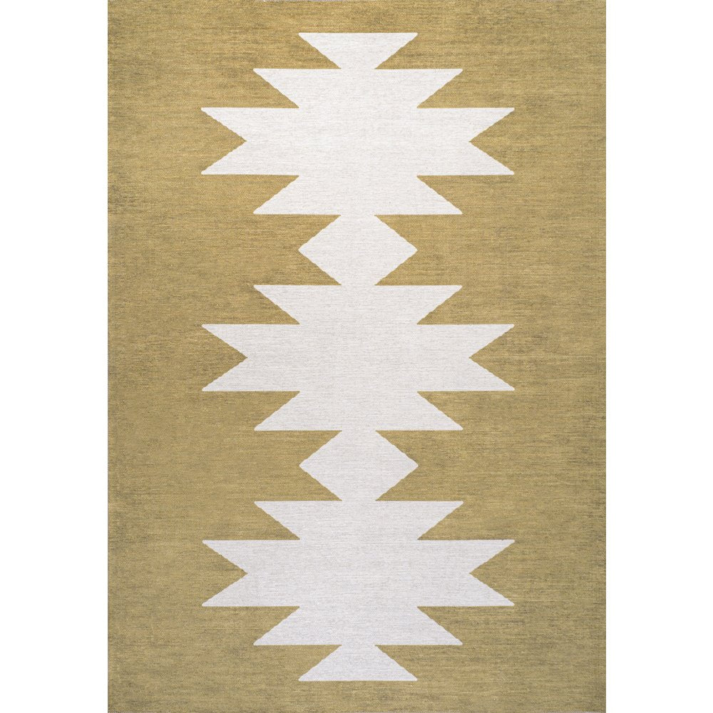 Chayton Minimalist Geometric Machine Washable Area Rug
