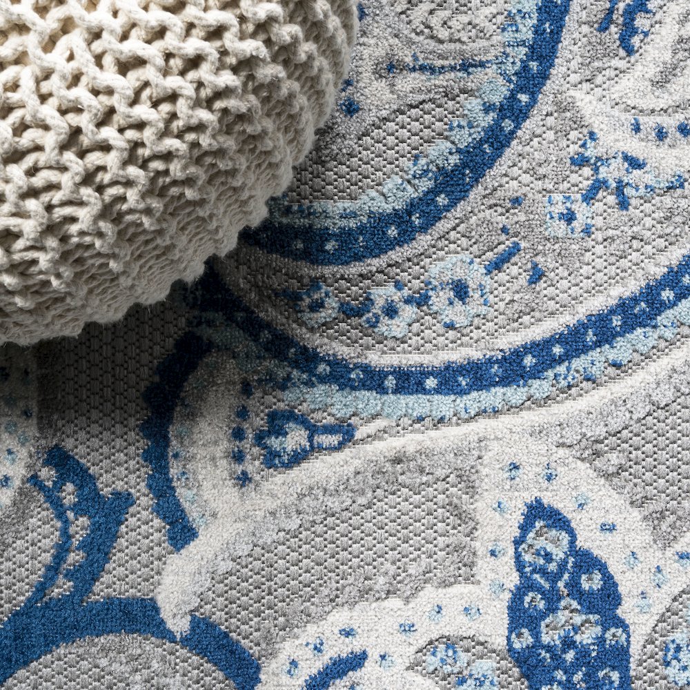 Gordes Paisley High-Low Indoor/Outdoor Area Rug
