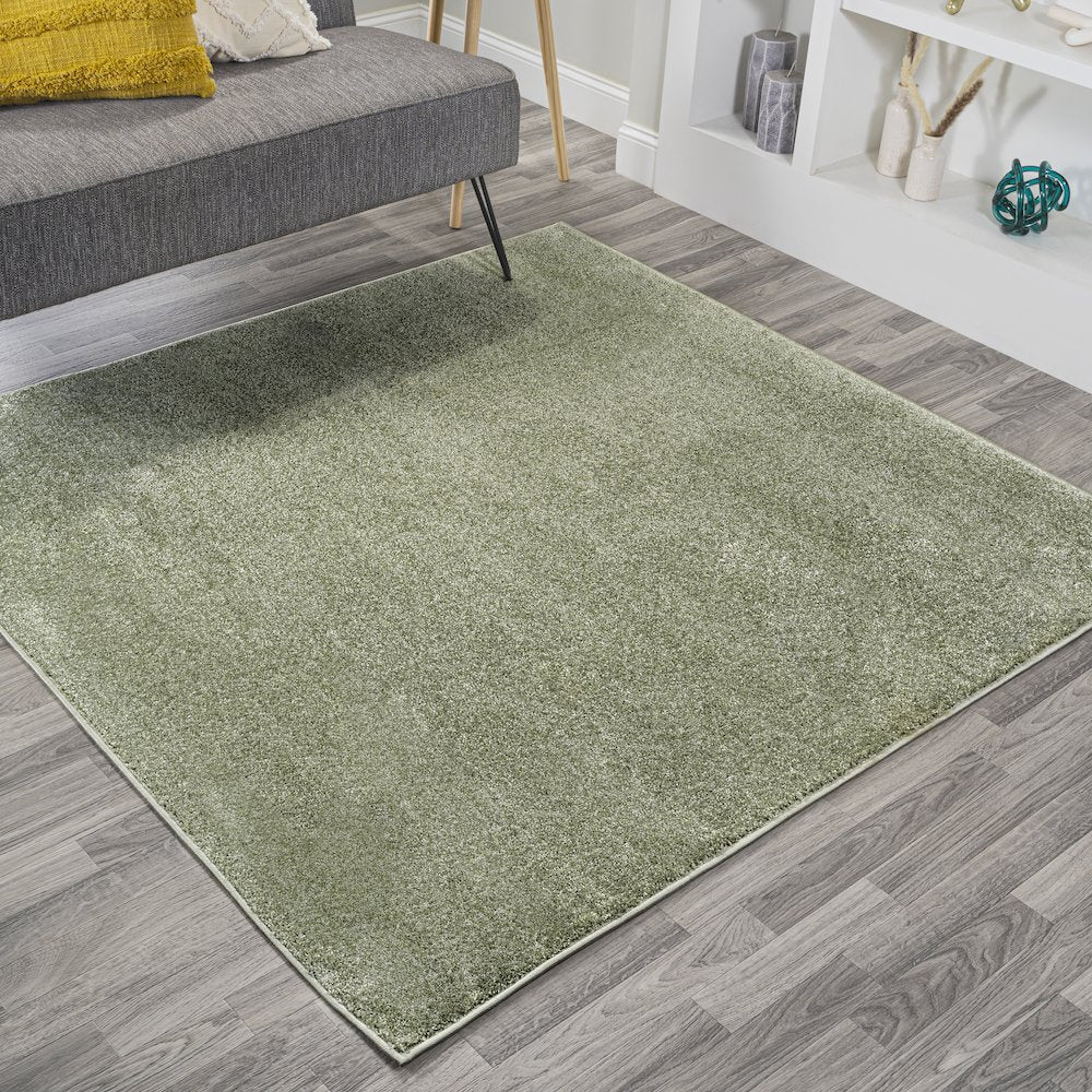 Haze Solid Low-Pile Area Rug