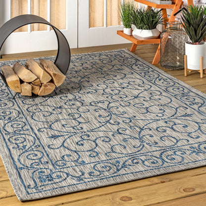 Charleston Vintage Filigree TetuWeaveIndoor/Outdoor  Rug