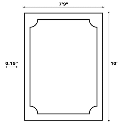 Jasper Modern Rustic AbstractIndoor/Outdoor Shaped  Rug