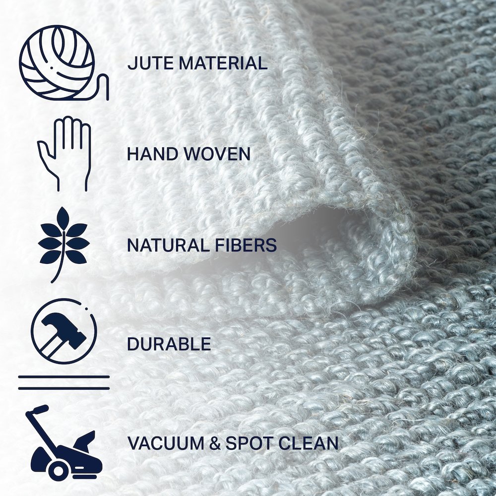 Pata Hand Woven Chunky Jute Area Rug