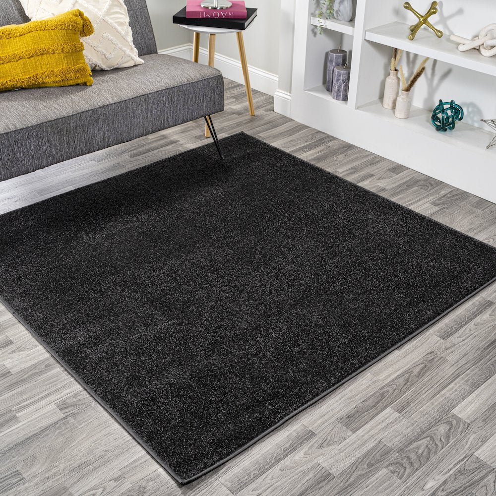 Haze Solid Low-Pile Area Rug