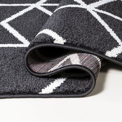Tumbling Blocks Modern Geometric Area Rug