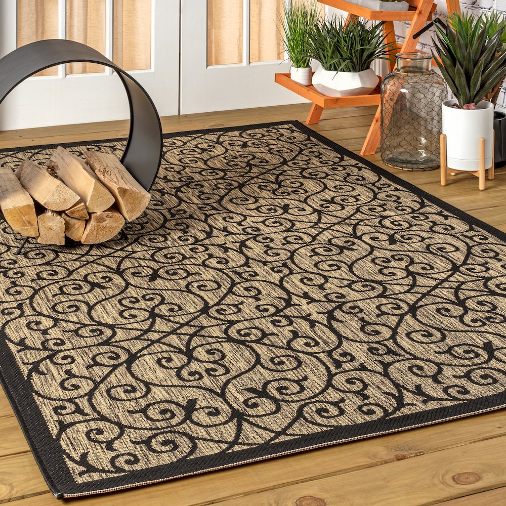 Madrid Vintage Filigree TetuWeave /KhakiIndoor/Outdoor  Rug