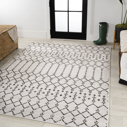 Ourika Moroccan Geometric TetuWeave /Indoor/Outdoor  Rug