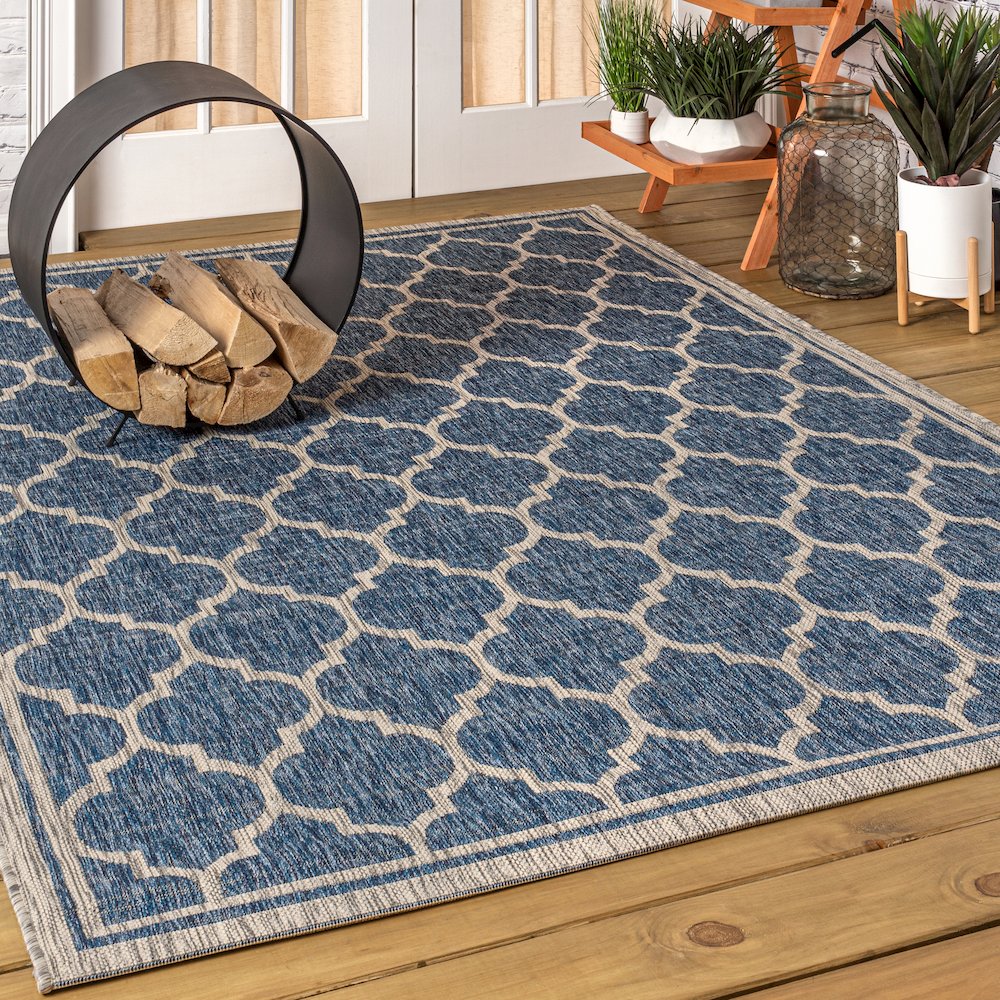 Trebol Moroccan Trellis TetuWeaveIndoor/Outdoor  Rug