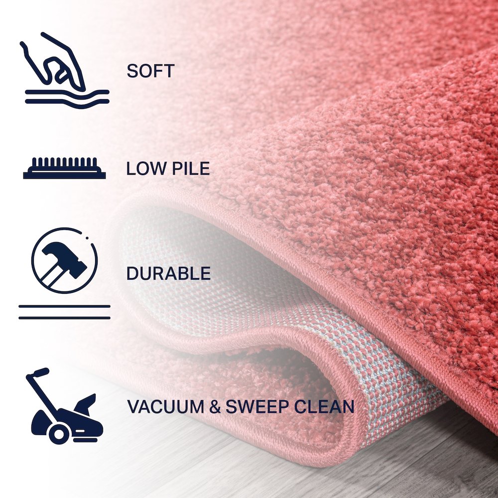 Haze Solid Low-Pile Area Rug