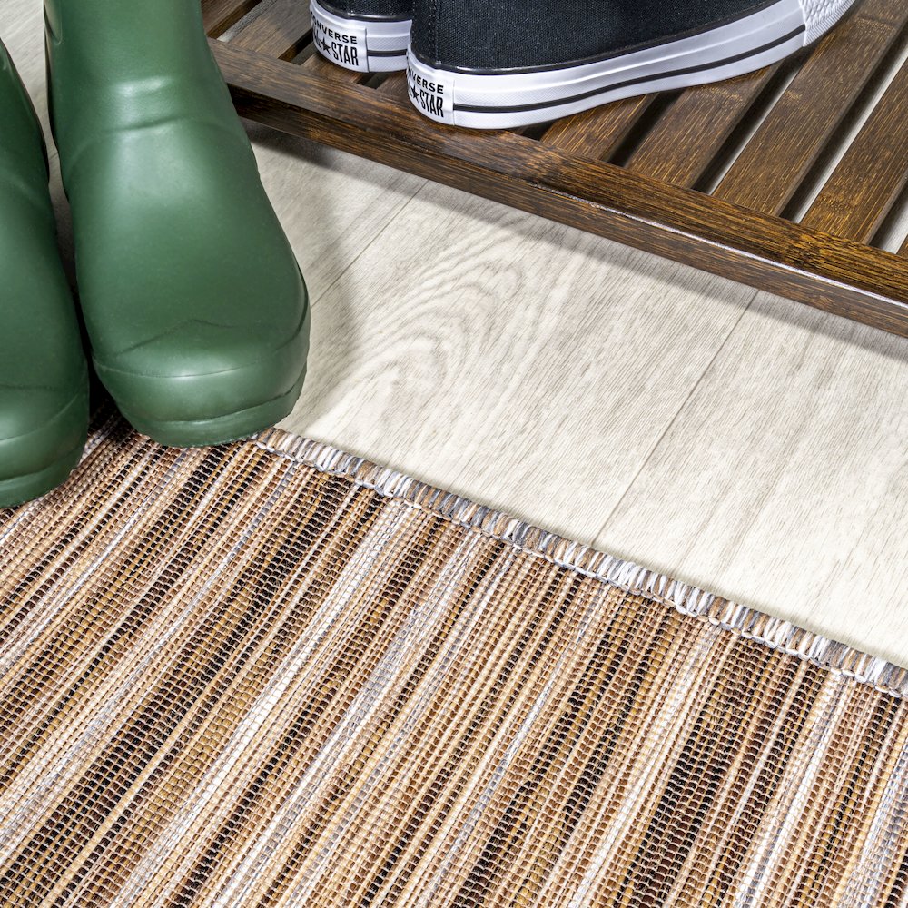 Finn Modern Farmhouse Pinstripe Area Rug