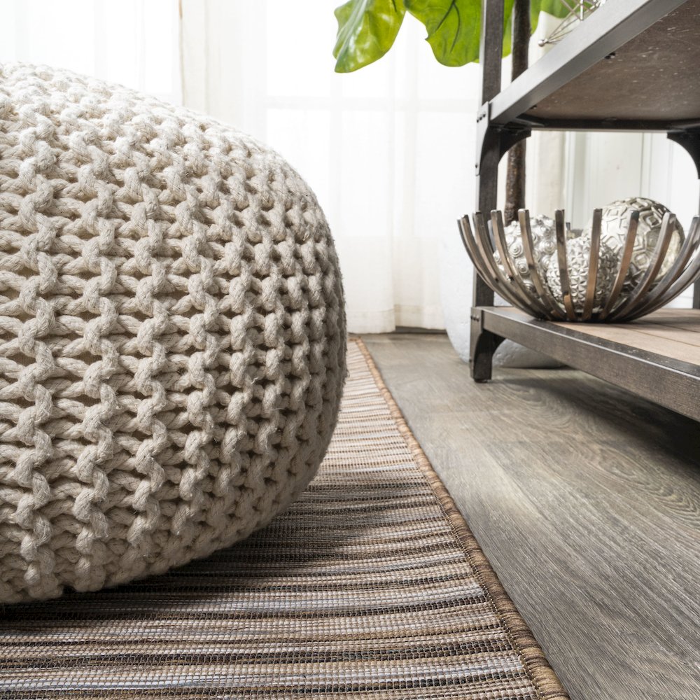 Finn Modern Farmhouse Pinstripe Area Rug