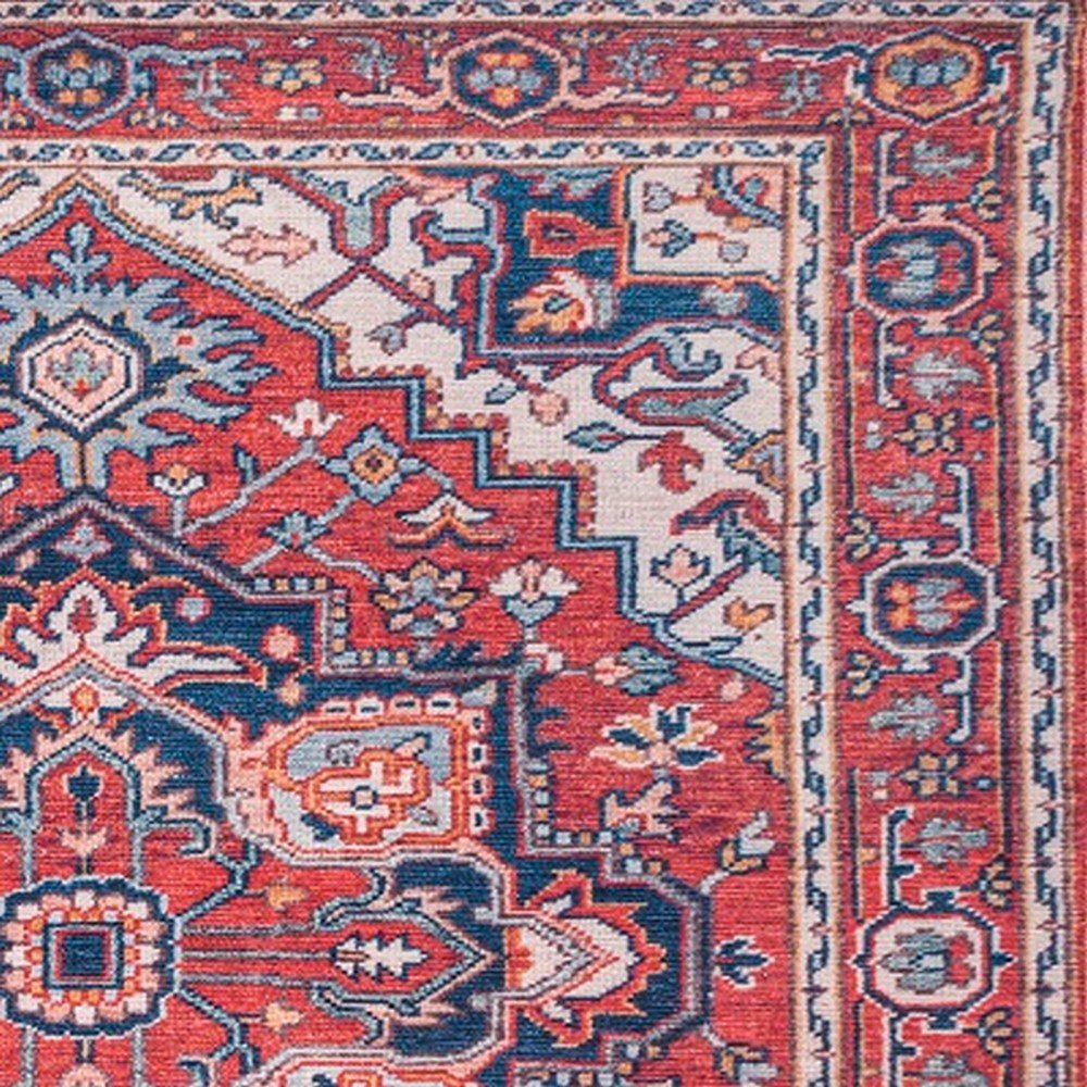 Cirali Ornate Large Medallion Machine-Washable Area Rug