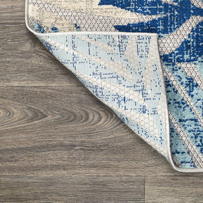 Tropics Palm Leaves Indoor/Outdoor Area Rug