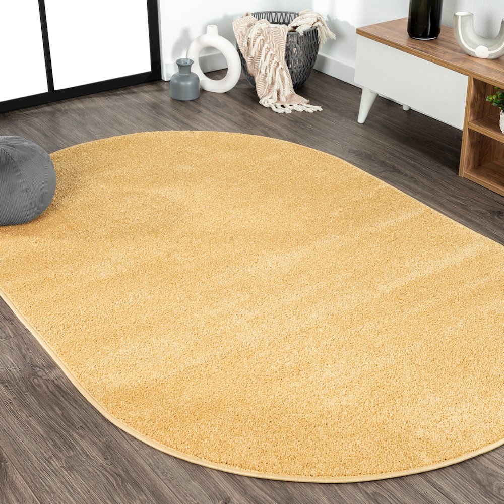 Haze Solid Low-Pile Area Rug