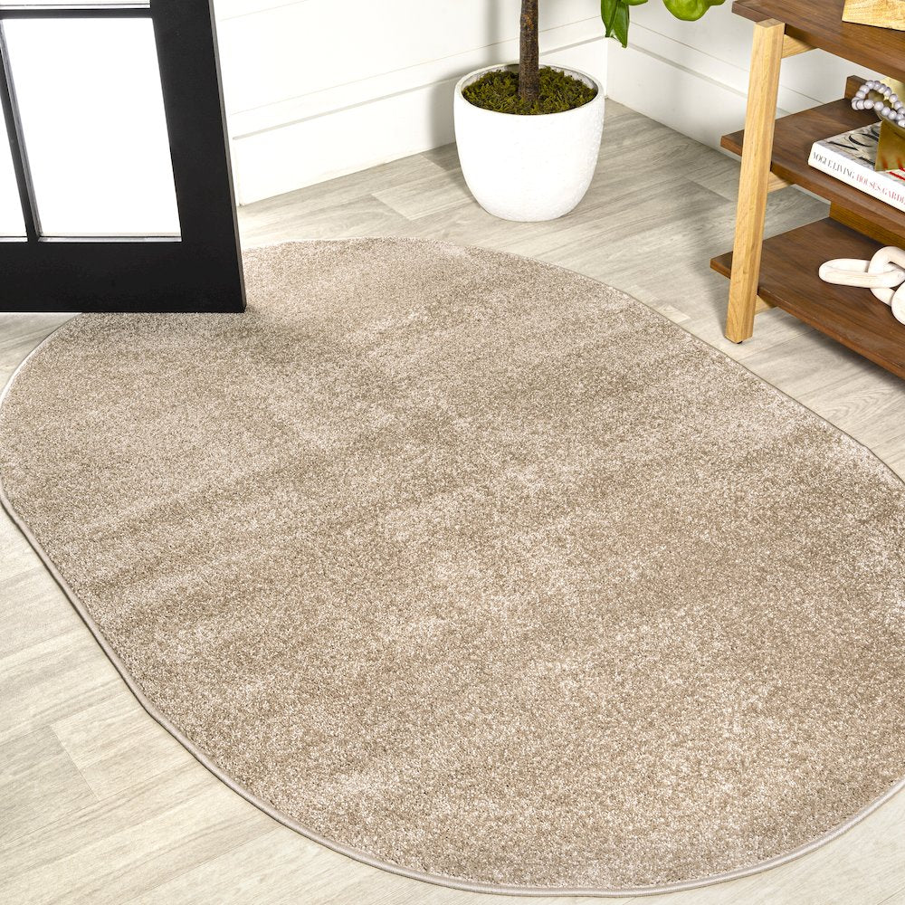 Haze Solid Low-Pile Area Rug