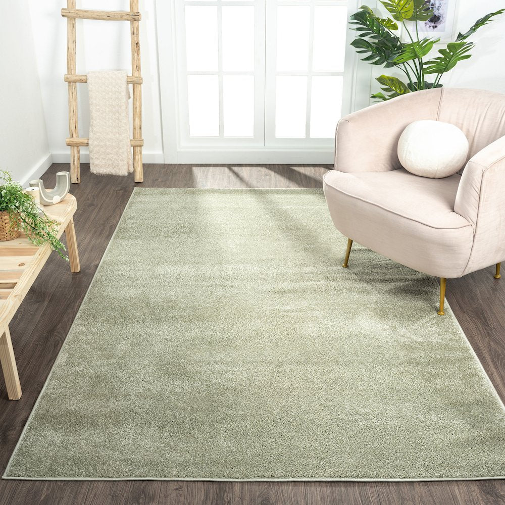 Haze Solid Low-Pile Area Rug
