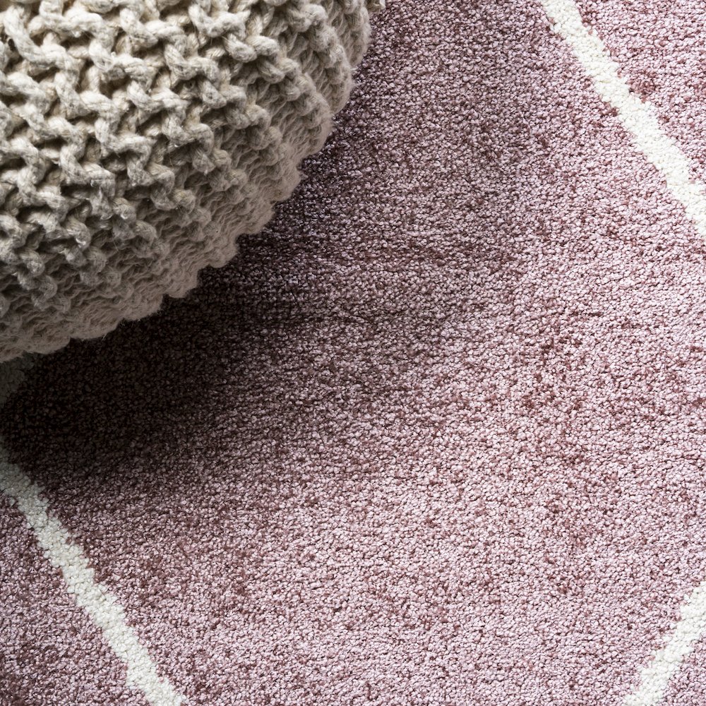 Cole Minimalist Diamond Trellis Area Rug